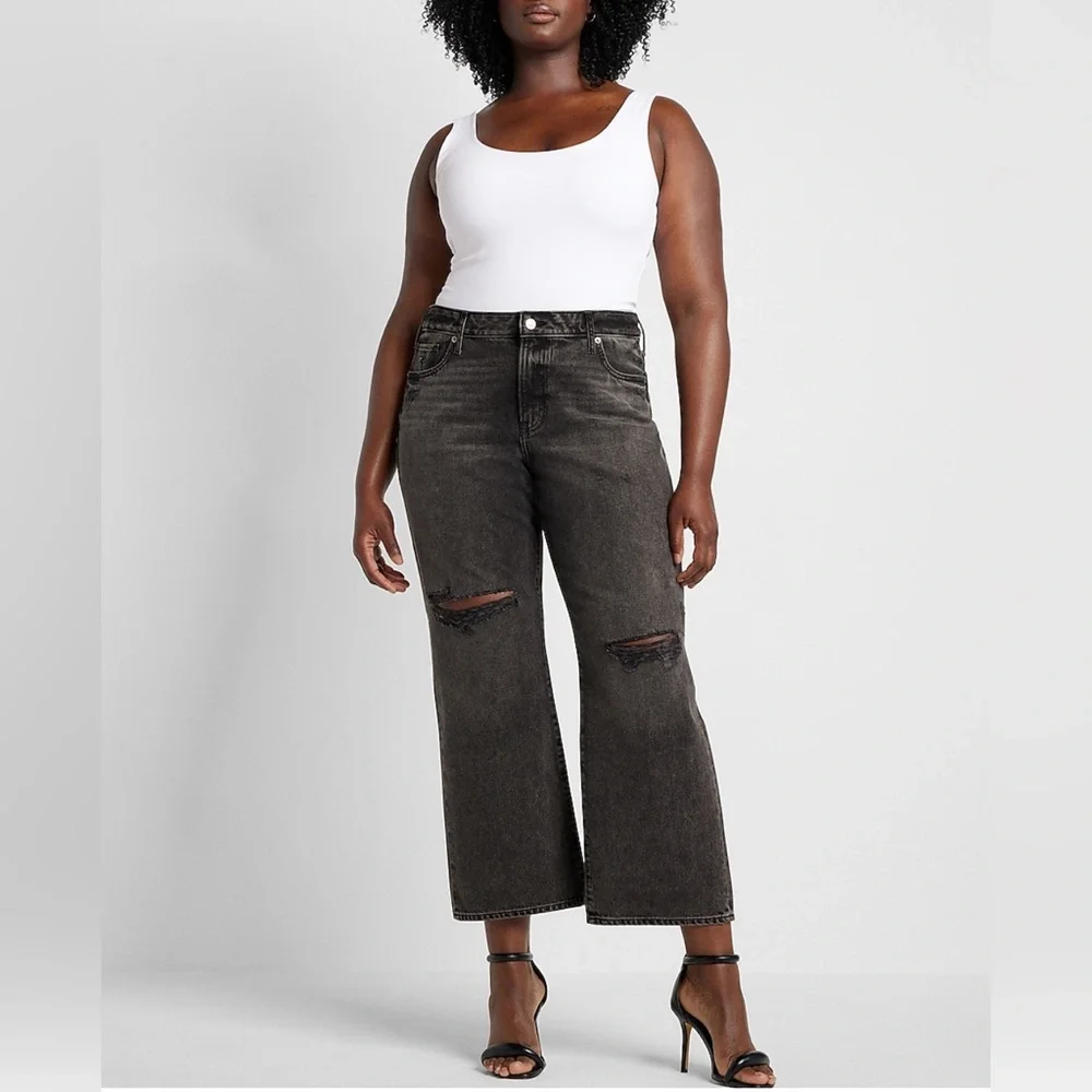 Express Mid Rise Ankle Jeans - Picture 10 of 10